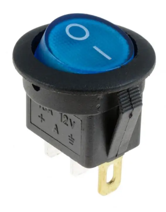 Светодиодный кулисный переключатель 1 шт. 12 В 20 А В|on/off rocker switch|light button switchlighted push