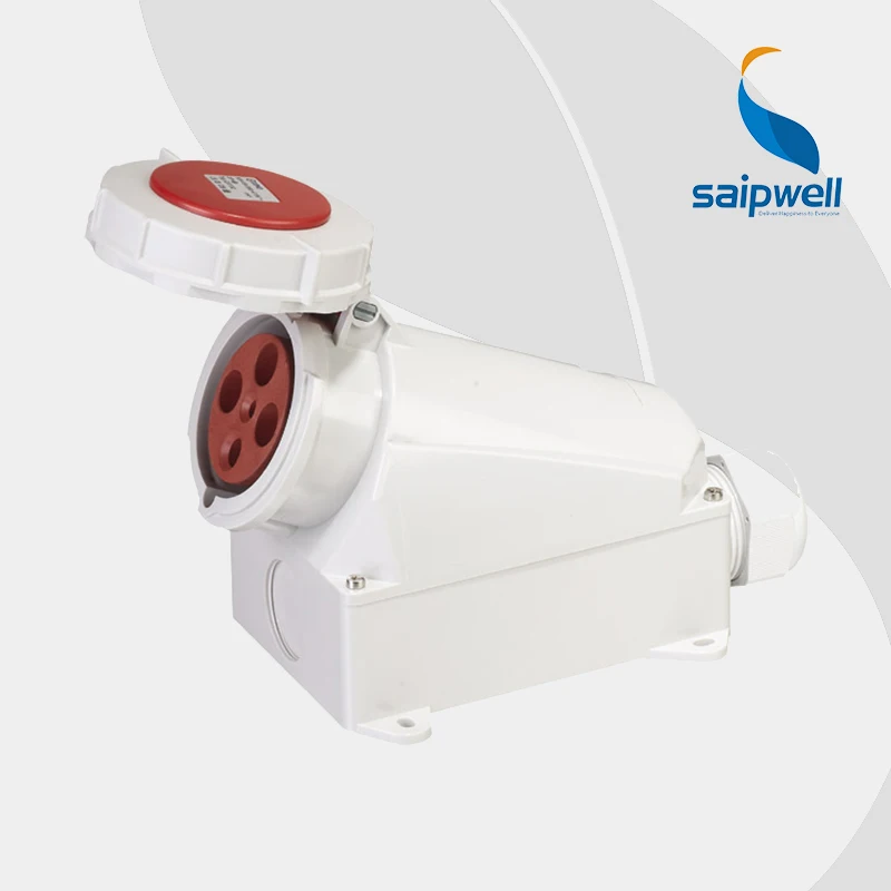 

IP67 4P 63A Waterproof Industrial Electrical Socket / Electric International Standard Surface Mounted Socket (SP-132)