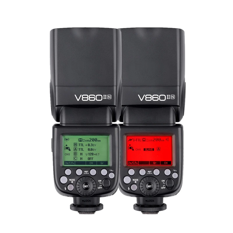 Фотовспышка Godox Ving V860II C/N/S/O/F E TTL HSS 1/8000 + фотовспышка Speedlite для цифровой зеркальной