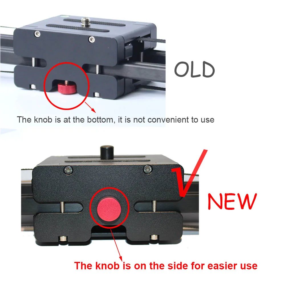 New Portable Travel Adjustable DSLR Video Camera Slider Track 50mm Double Distance for SLR DV Camera Camcorder Dolly Stabilizer