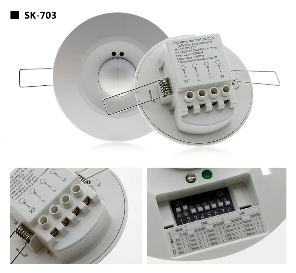 Microwave Sensor Radar Smart Light Switch (14)
