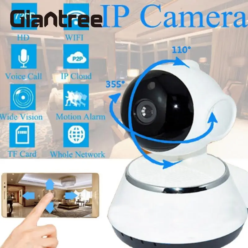 

giantree HD WiFi Wireless Baby Monitor 1 million pixels IP Camera Smart Night Vision Infrared CCTV Alarm Home Security System