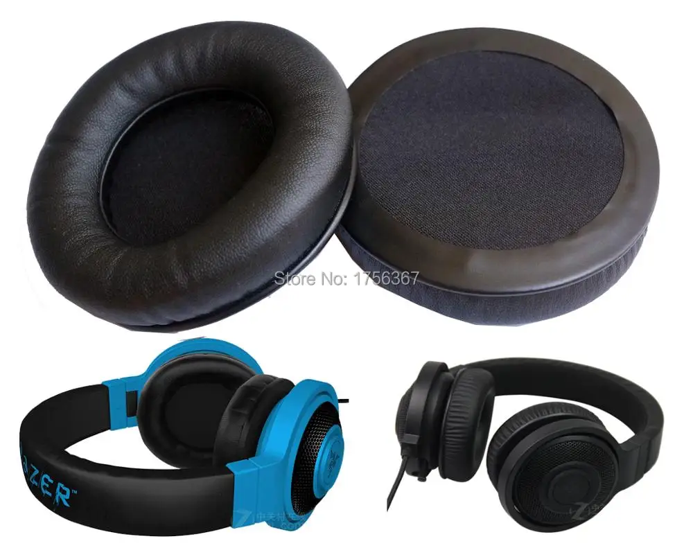 het laatste steenkool Vriendelijkheid Ear Pads Replacement Cover For Razer Kraken Pro Gaming Headphones & Kraken  7.1 Chroma & Kraken Forged & Kraken Headset Earmuff - Earphone Accessories  - AliExpress