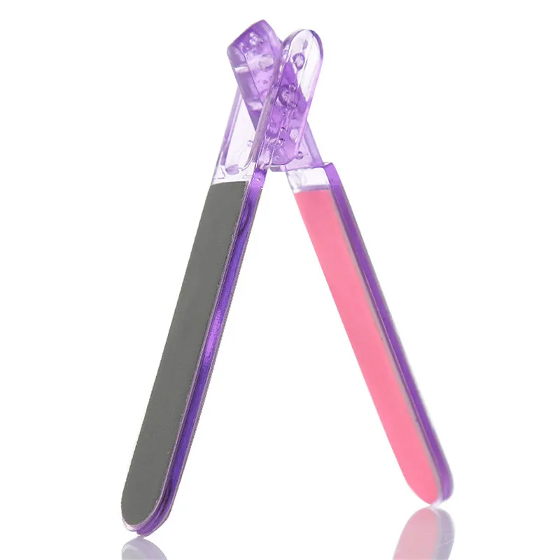 ZD 2018 10Pcs Fashion Brand Designer Folding Nail File Portable