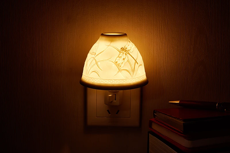 Светодиодный ночник с узором в виде животного, с тиснением, для ароматерапии, с вилкой EU/US, настенный светильник, розетка, лампа для помещений, прикроватная декоративная лампа