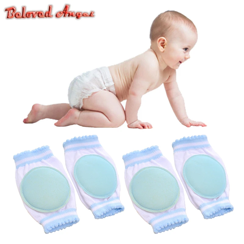 1 Pair Infant Toddler Knee Pads Anti Slip Crawling Safety Harnesses Leashes Anti Slip Crawling Accessory Baby Knees Protector