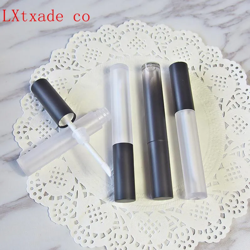 4.5ml Black Frosted Plastic Lip Gloss Packaging Containers New Style