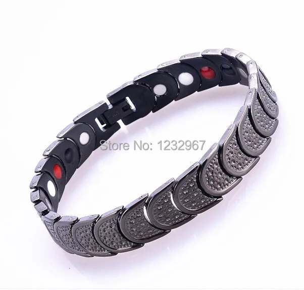 Free Shipping! Titanium Steel Bracelets Health Benefits Health