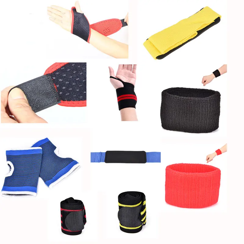 

1Pcs Adjustable Wristband Elastic Wrist Wraps Bandages for Weightlifting Powerlifting Breathable Wrist Support