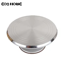 Вращающаяся подставка для торта из алюминиевого сплава 12 дюймов мастика для торта платформа поворотного стола кекс поворотная пластина вращающиеся Инструменты для выпечки