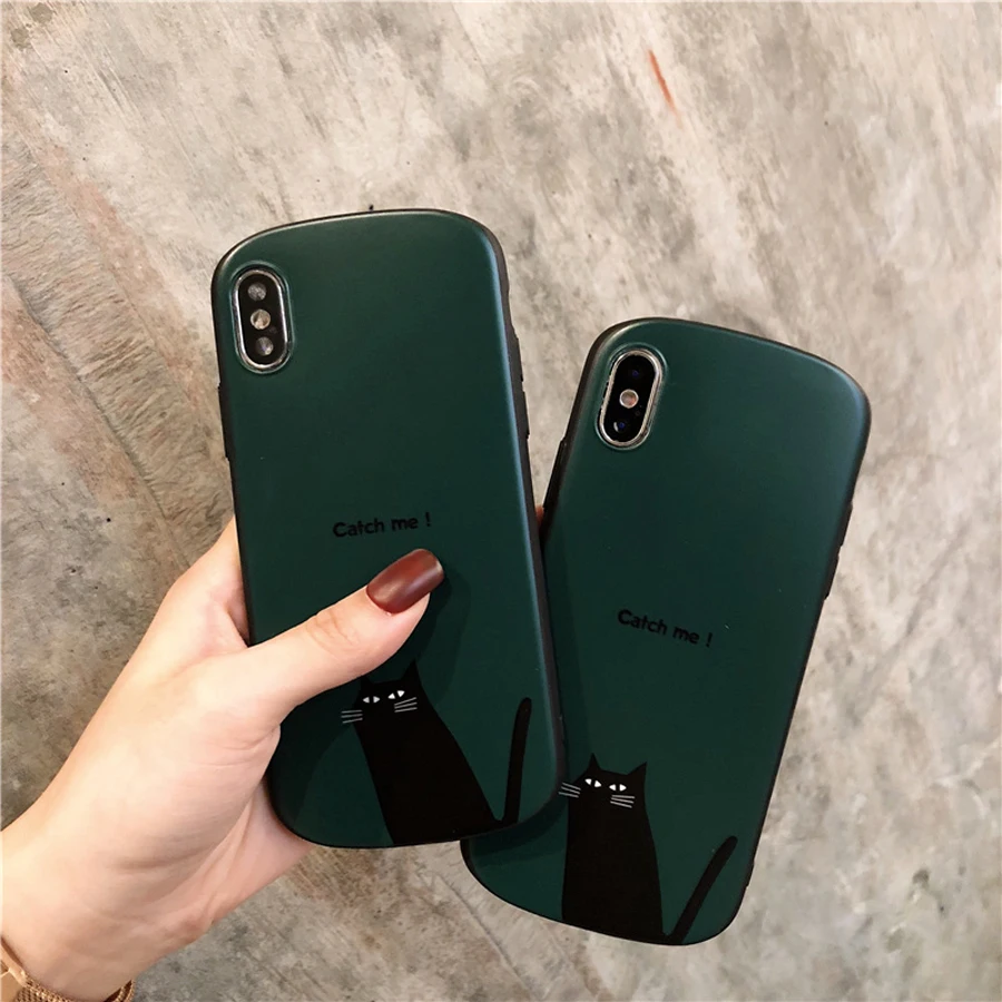 

case for iphone X 7 8 plus XS MAX XR case cover cute 3d cartoon cat soft silicon phone bag case for iphone 6 6s plus Ritozcase