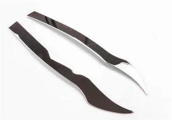 

Stainless Rear Window Spoiler Side Bezel Trim Cover Pillar Post Garnish Molding Accent Accessories For Toyota RAV4 2013-2018