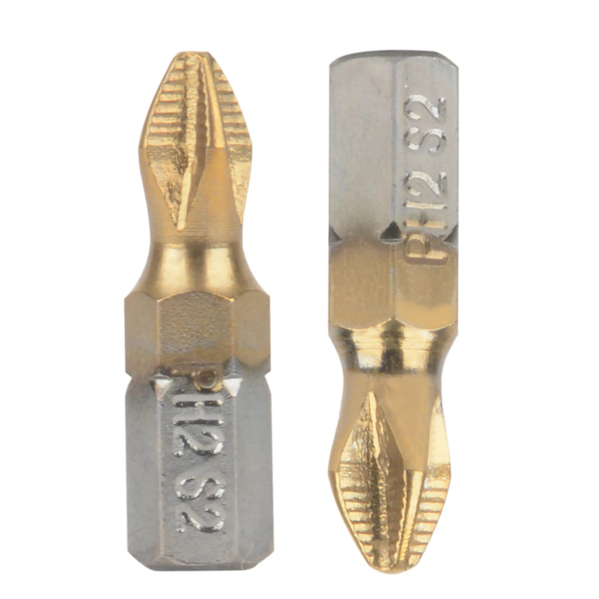 

10pcs 25mm Anti Slip PH2 Screwdriver Bit 1/4" Shank Titanium Coated Drill Bits Mayitr For Power Tools