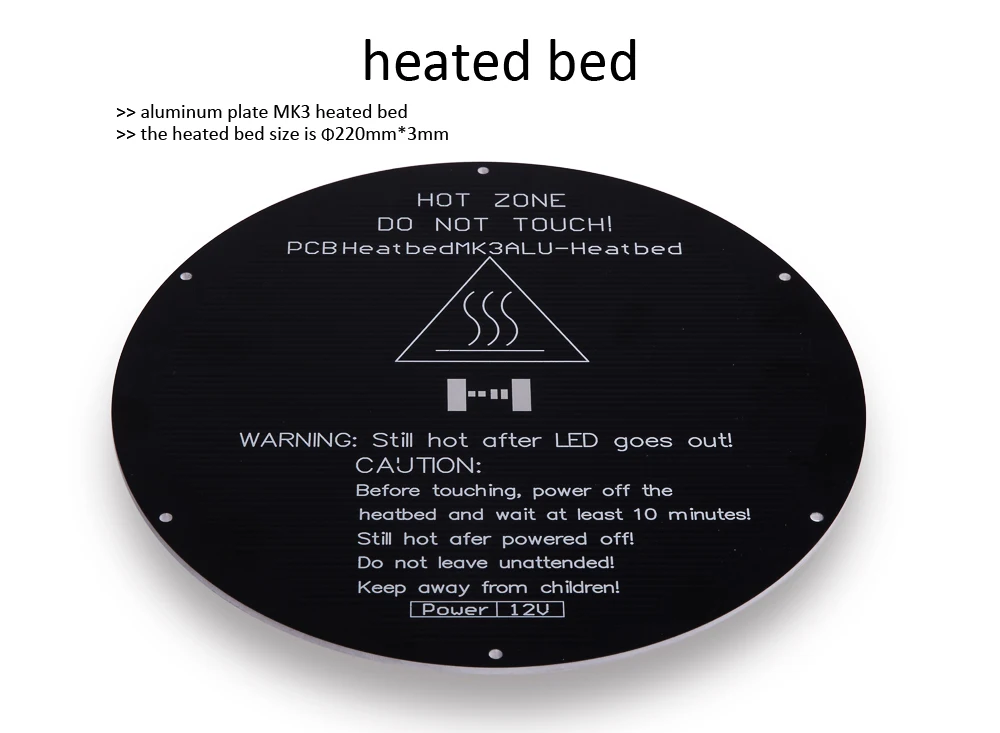 3d printer heated bed and linear guide 11