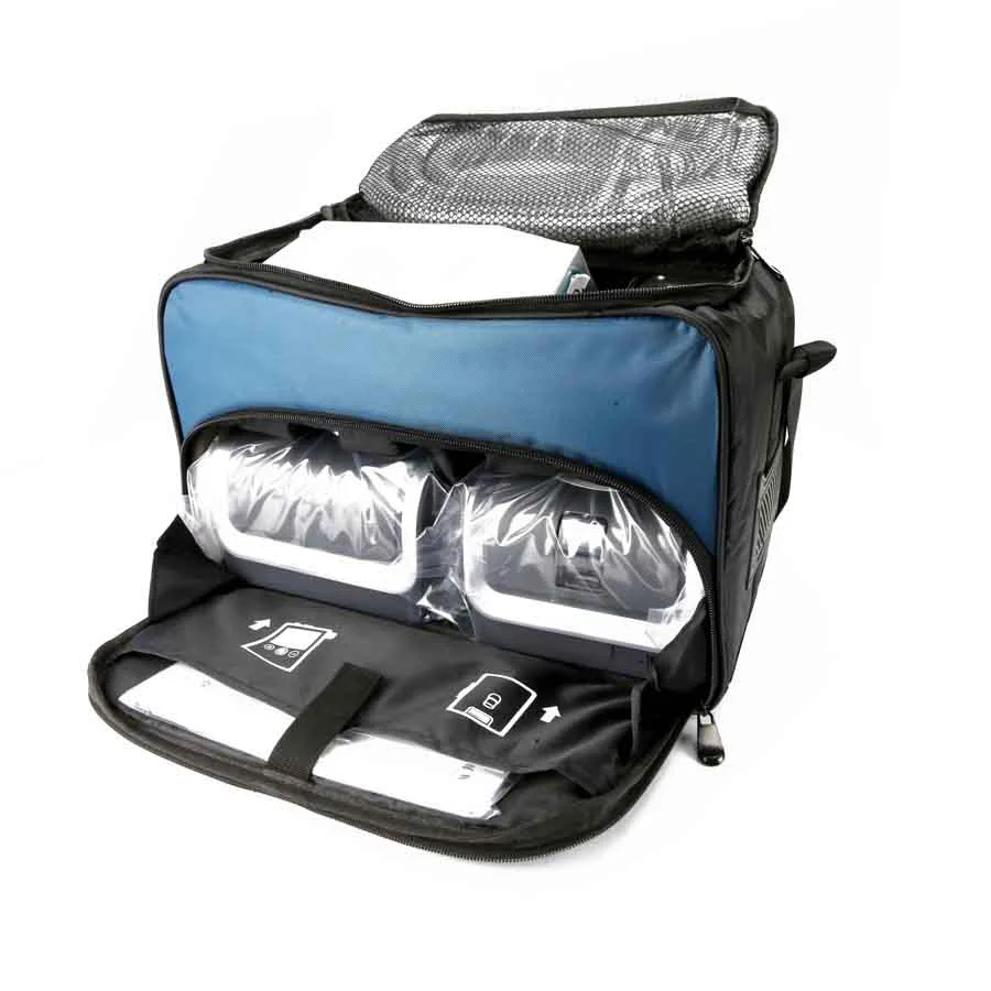  BMC CPAP Snoring Machine Portable Breathing Device With Nasal Mask Full Face Mask Strap SD Card Tub