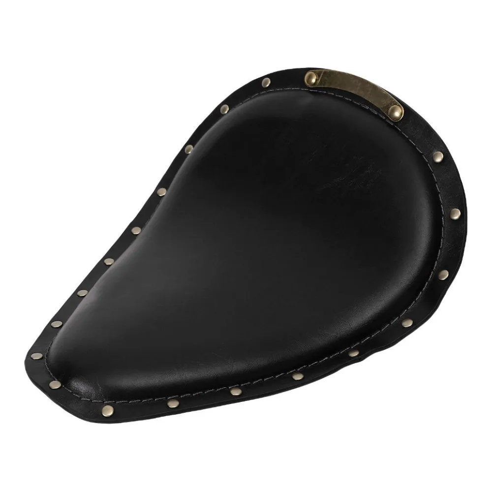 Motorcycle Front Solo Seat Cover Leather Vintage For Harley Sportster