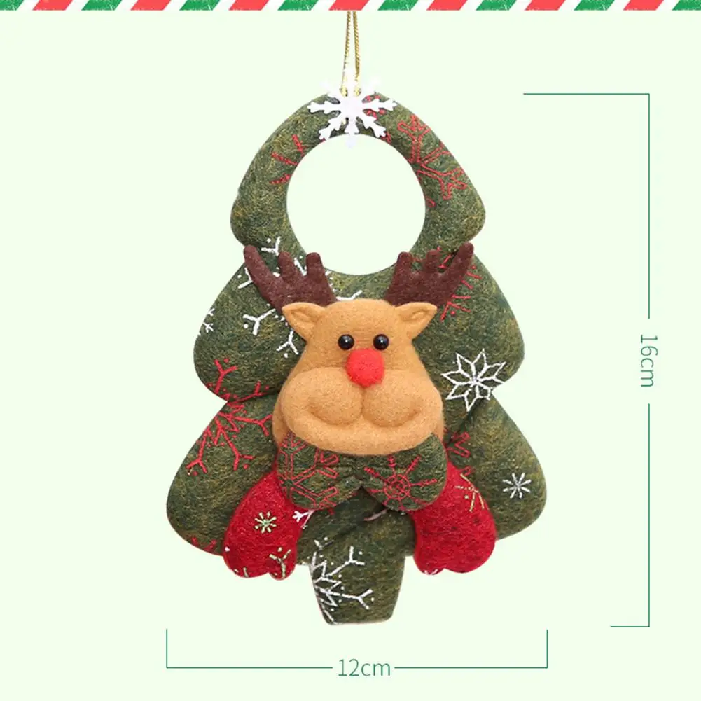 Елочное украшение украшения Санта-Клаус снеговик лося медведь елочный шар кулон Висячие украшения мягкий, керамический шар