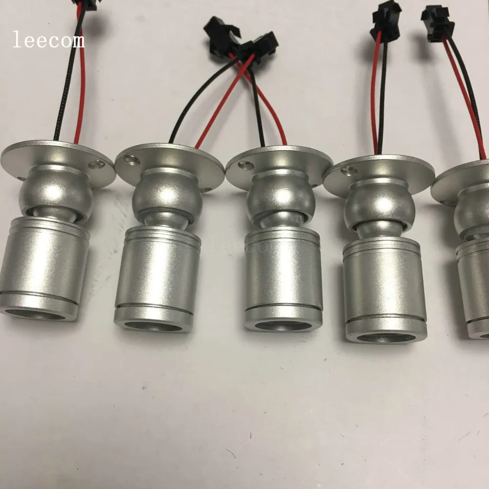 

20pcs/lot silver Mini Downlight Under Cabinet Spot Light 1W Ceiling Recessed Lamp AC85-265V Dimmable Down lights free shipping