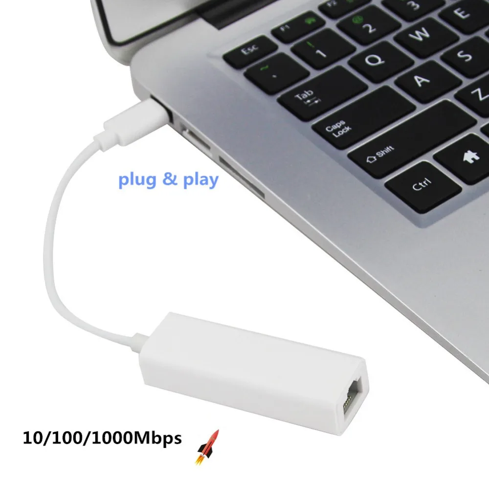 USB C Ethernet USB-C для RJ45 сетевой адаптер Тип C USB 3,1 сетевая карта USB Ethernet для MacBook Pro samsung Galaxy S9/S8/Note 9