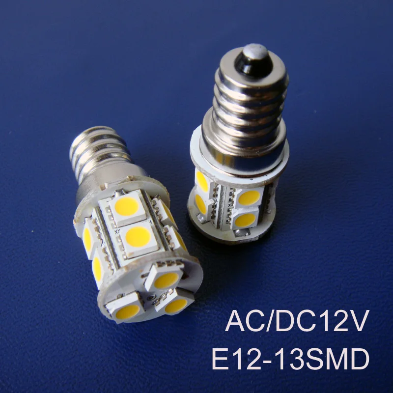 Высокое качество 5050smd AC/DC12V E12 светодиодные лампы, 12 В LED E12 лампы, e12 свет Бесплатная доставка 10 шт./лот