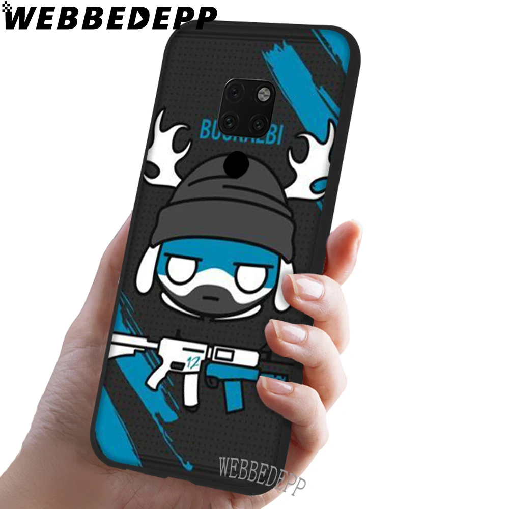 WEBBEDEPP мультфильм Радуга шесть осада мягкий чехол для Huawei Honor 6 7A Pro 7C 8C 7X 8X 8 9 10 lite