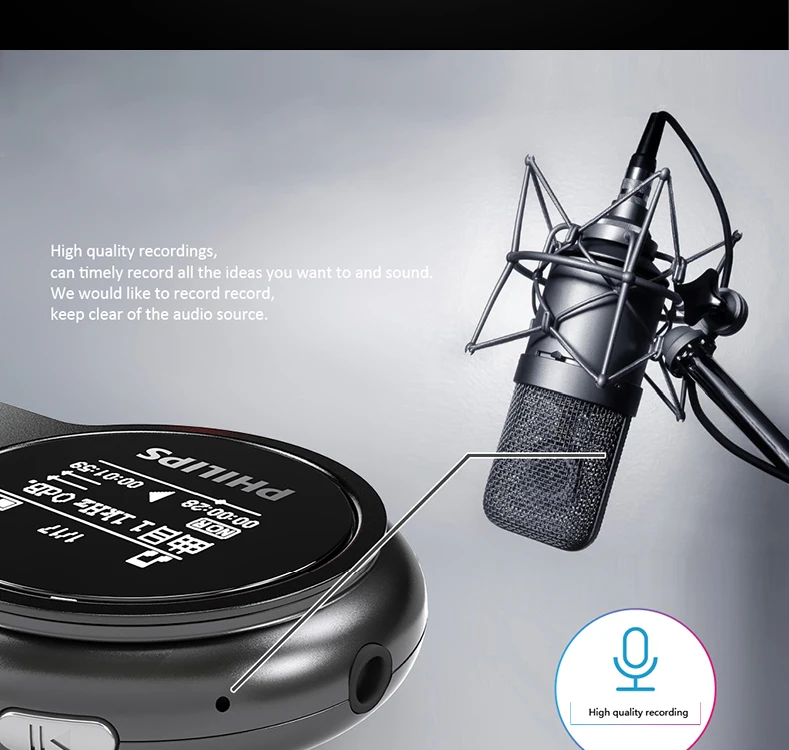 Philips спортивные наушники mp3-плеер Портативное аудио и видео устройство MP3 встроенный счетчик ПЕДО для бега Bluetooth SA5608