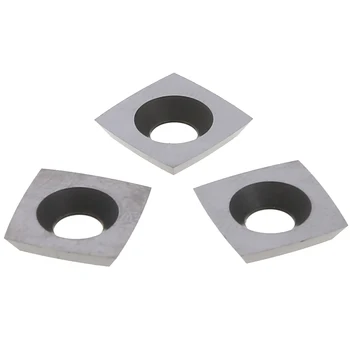

3pcs/Set 2" Radius Blades 11*11*2mm Square Carbide Inserts 30 Degree Cutters for Ci2 Easy Woodworking Tools