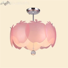 Modern Simple Apple Shade Pendant Lights Acrylic Glass Crystal E27 Hanging Lamps for Children Bedroom Living Room Fixture Decor