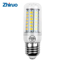 220V LED Bulb SMD 5730 E27 E14 Lamp LED Lights Led Corn Bulb 24 36 56 Leds Chandelier Candle Lighting Home Decoration Spotlight