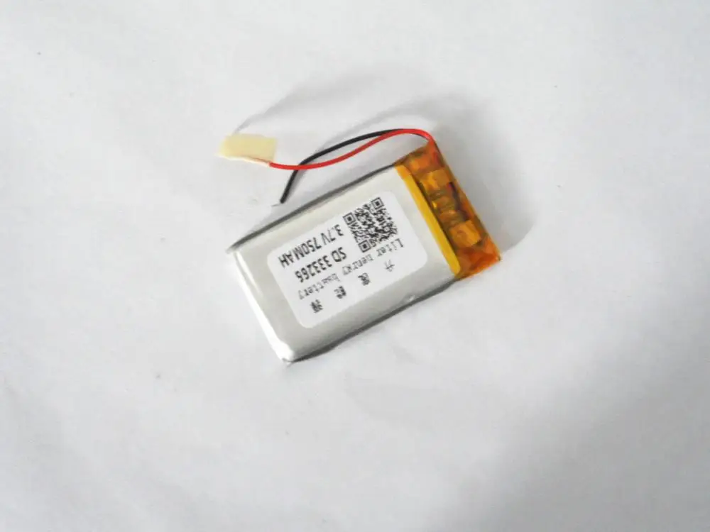 

3.7V lithium polymer battery 333266 MP5 GPS Dipper LED light box DIY speaker 750MAH