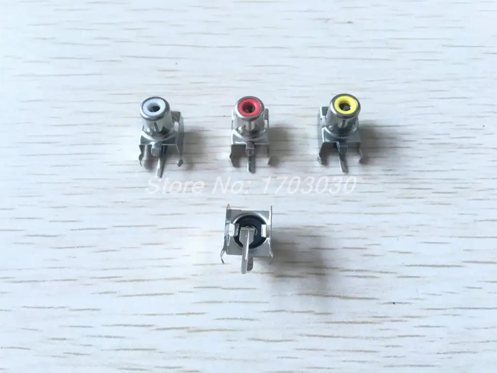 

15 pcs AV-8.4-3 AV Pin Jack 3 Color RCA Female Audio Video AV Socket Connector