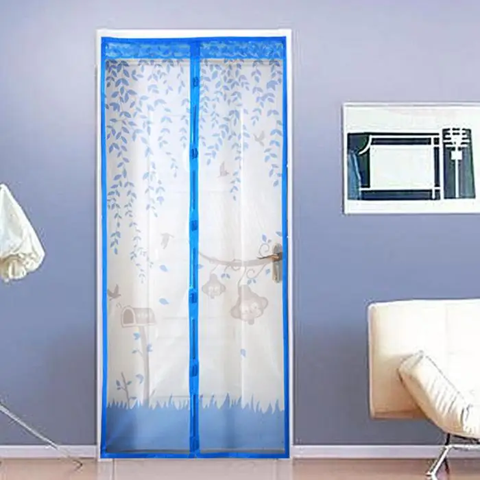 cortinas mosquiteiro na janela da porta malha