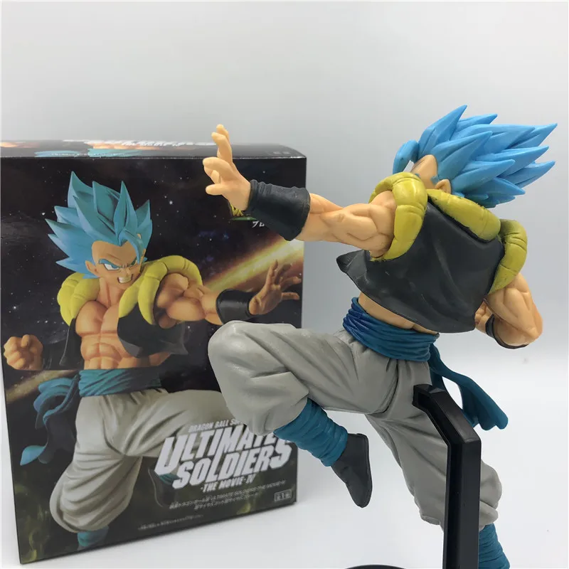 Dragon Ball Z темно-синяя Gogeta Goku Vegeta Ultimate Soldier Movie Ver. Против Супер броли битва ПВХ экшн-фигурка Драконий жемчуг зет 23 см