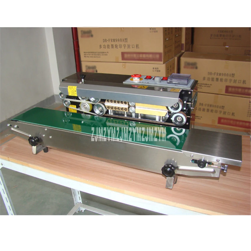 FR800 automatic continuous film kraft paper plastic bag melon peanut food tea foil foil powder packaging bag sealing machine FR800 automatic continuous film kraft paper plastic bag melon peanut food tea foil foil powder packaging bag sealing machine