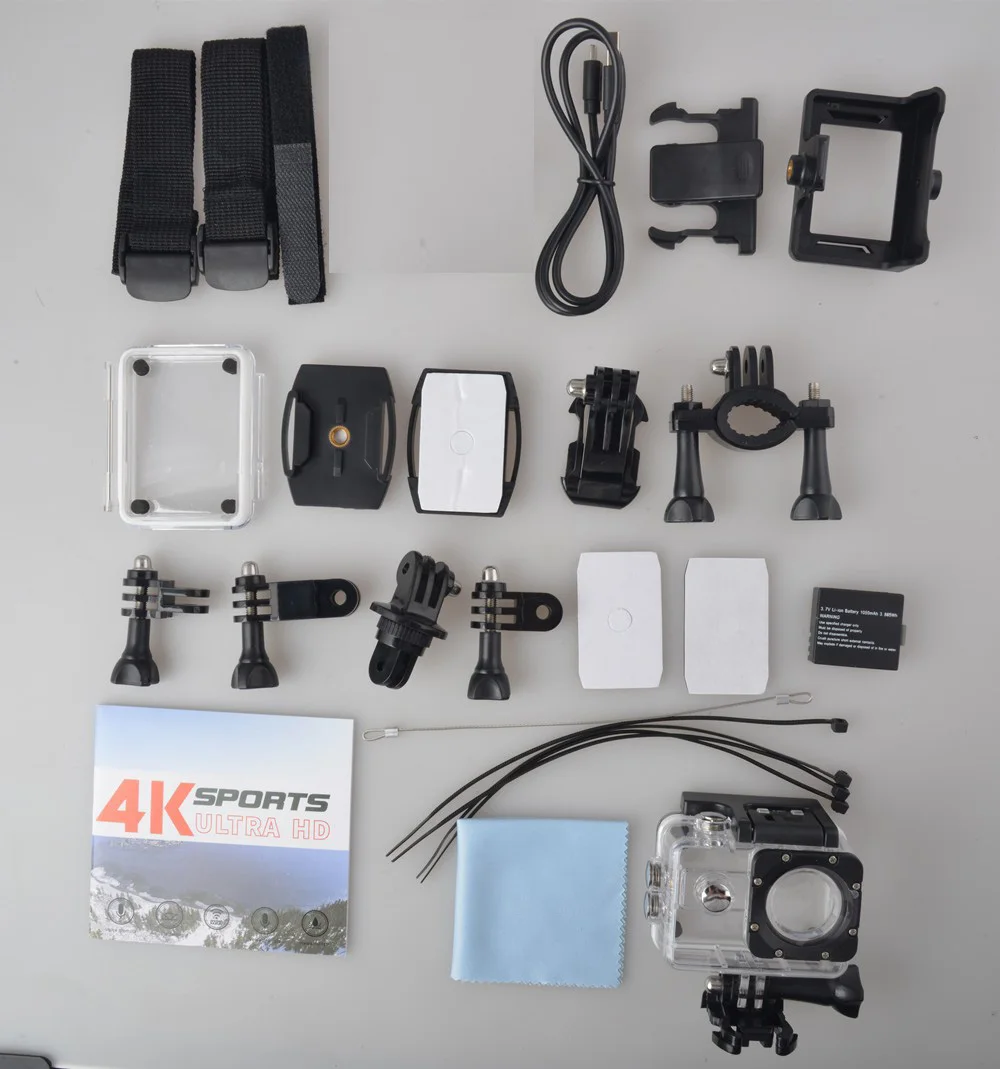 Ultra HD Action Camera F68R 4K 24FPS Novatek 96660