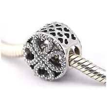 Настоящие лепестки любви талисманы бусины из стерлингового серебра 925 пробы браслеты Пандора DIY Прекрасный Шарм серебро 925 ювелирные изделия