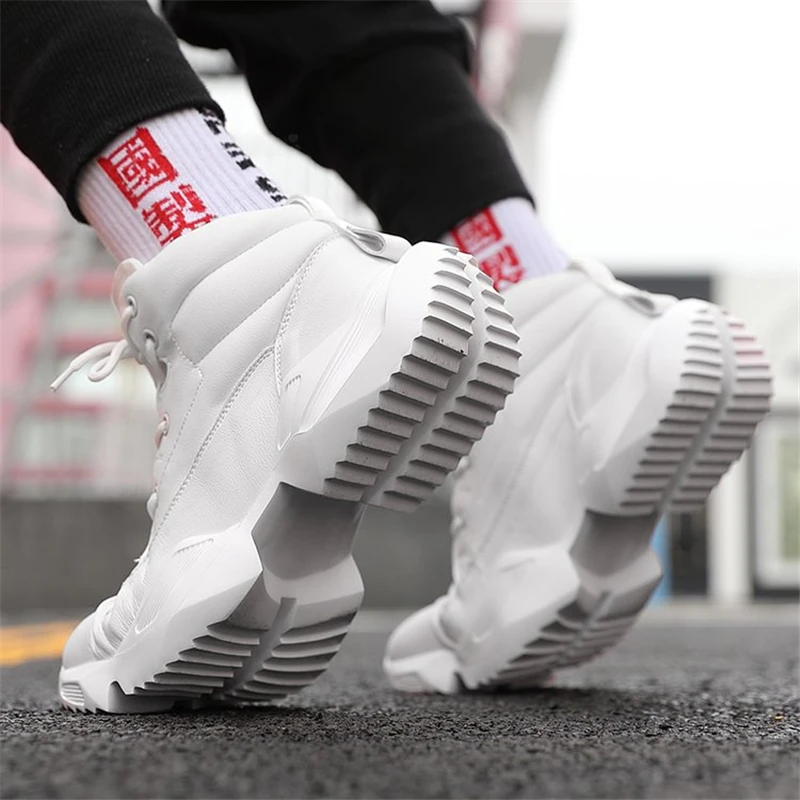 

Spring 2019 New Men Hip Hop High Help Shoes