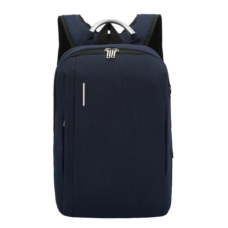 Ударопрочный 15,6 дюймовый рюкзак для ноутбука, Мужской многофункциональный высококачественный деловой Женский Повседневный Рюкзак с жесткой ручкой, школьные сумки для мужчин - Цвет: Синий