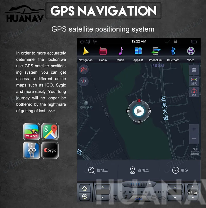 Top Tesla style 10.4 inch Touch Screen Car No DVD Player GPS Navigation For Toyota Corolla 2007-2013 stereo unit Satnav multimedia 25