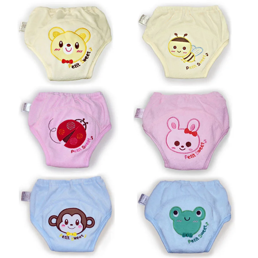 8pcs/lot Fashion 5 Layers Thick Waterproof Baby Training