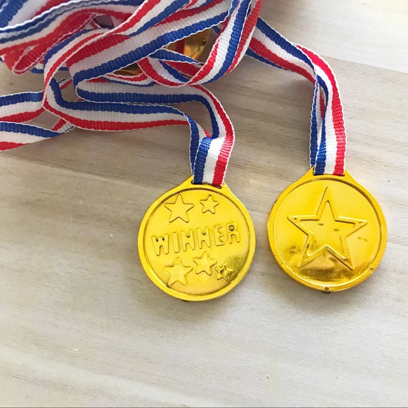 Champion Plastic Children Gold Winners Medals Kids Game Sports Toy Prize Awards Interactive Theme Party Gift Toys For Children Champion Plastic Children Gold Winners Medals Kids Game Sports Toy Prize Awards Interactive Theme Party Gift Toys For Children