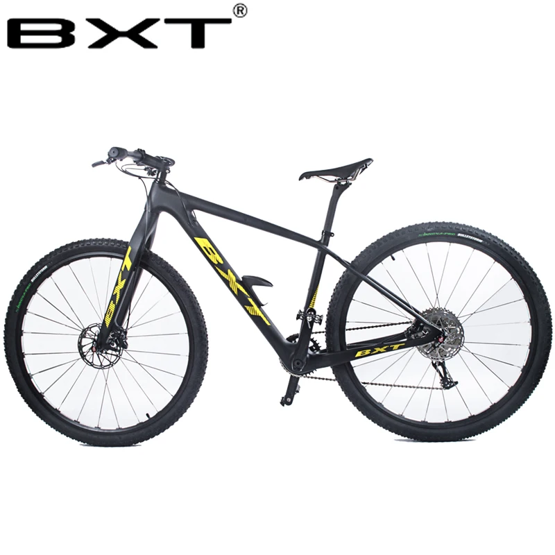 BXT 11 Скорость горный велосипед 29-дюймовый полный кадр углерода с двумя дисковыми тормозами 29er* 2,1 шин Для мужчин Для женщин MTB велосипеда