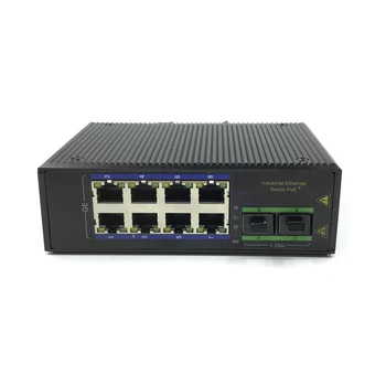 Kaufen Verwaltet Industrie PoE Switch Dual Power PoE Schalter DIN-Schiene Terminal Gigabit 10/100/100 0Mbs 8 -port RJ45 Industrie