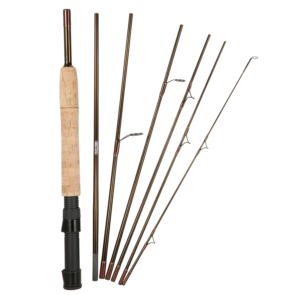 Fly Fishing Rod 7 Sections Casting Fishing Rod Detachable Portable