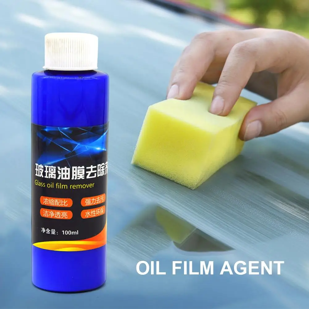 

100ML Car Glass Oil Film Remover Gum Bird Droppings Cleaning Agent Automotive Supplies Oil Film Agent