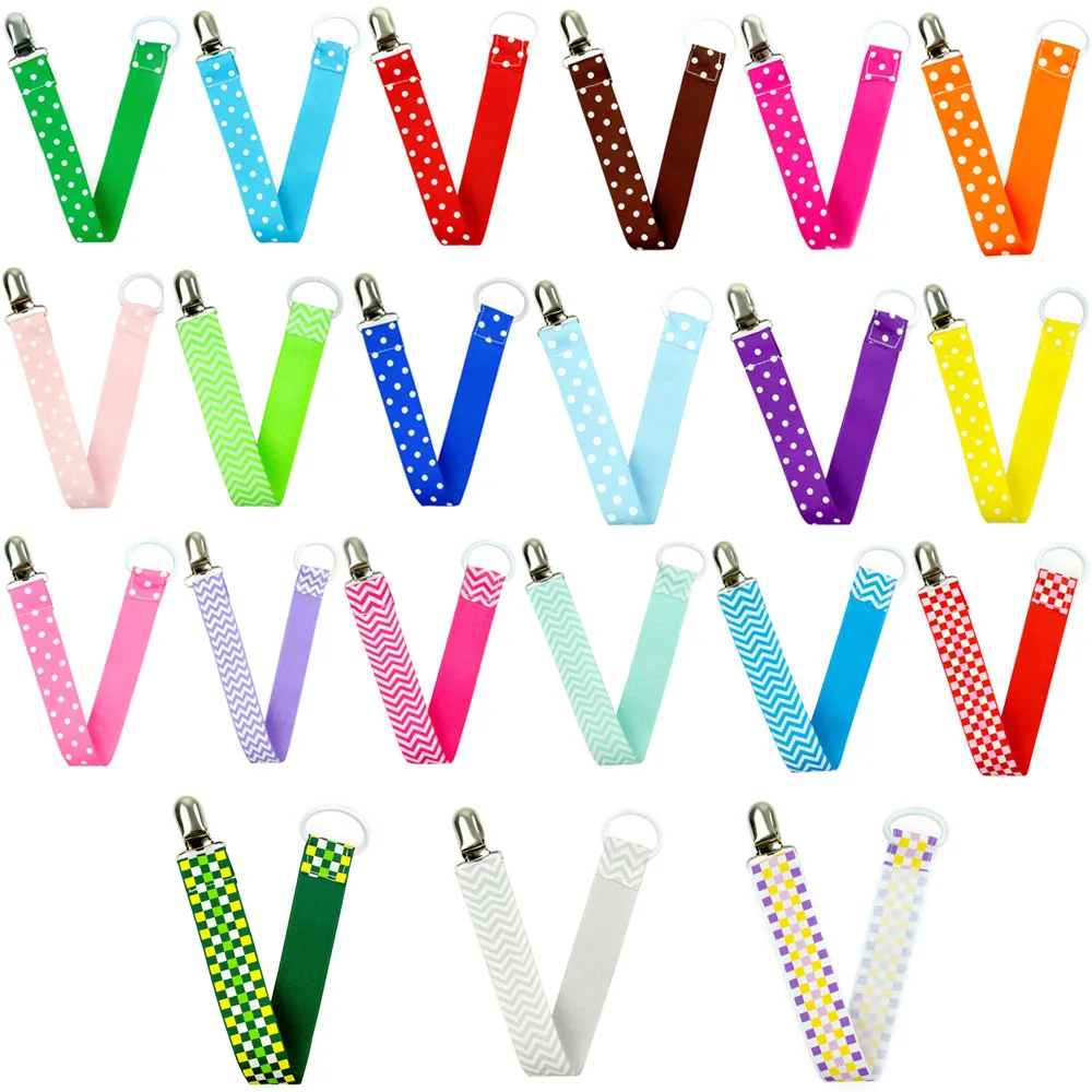 

Safety Pacifier Holder Clips Babys Infant Baby Pacifier Chain Soother Holder Accessories Chain Drop-resistant Teether F20re