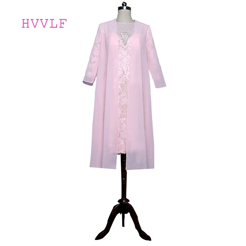 Sheath dress with jacket knee length jeans