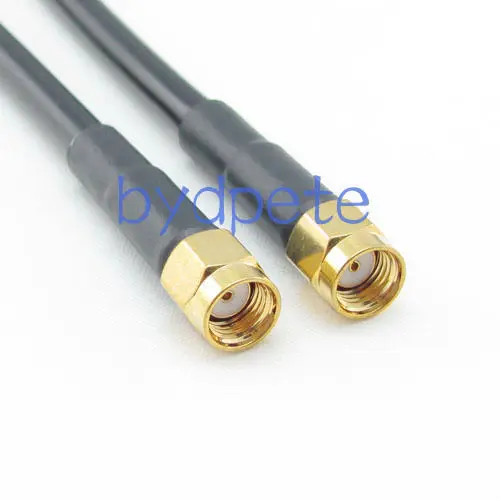 

Cable RP*SMA male jack to RP*SMA male jack RG58 RF Jumper pigtail 4inch~20M