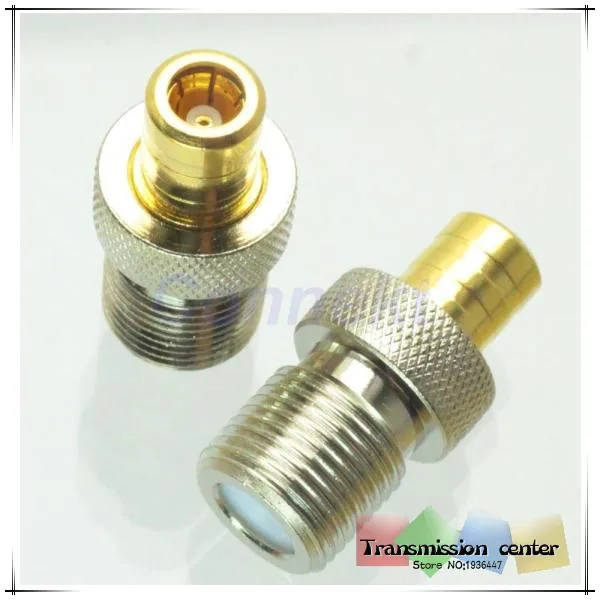 Free Shipping Zinc Alloy 10X F female jack to SMB RF coaxial connector Straight Converter | Обустройство дома