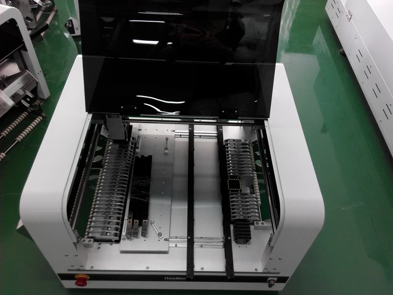 NeoDen4 pick and place machine,auto rail, with 15 tape reel feeder